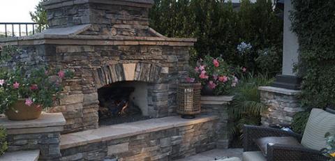 Outdoor Fireplace
